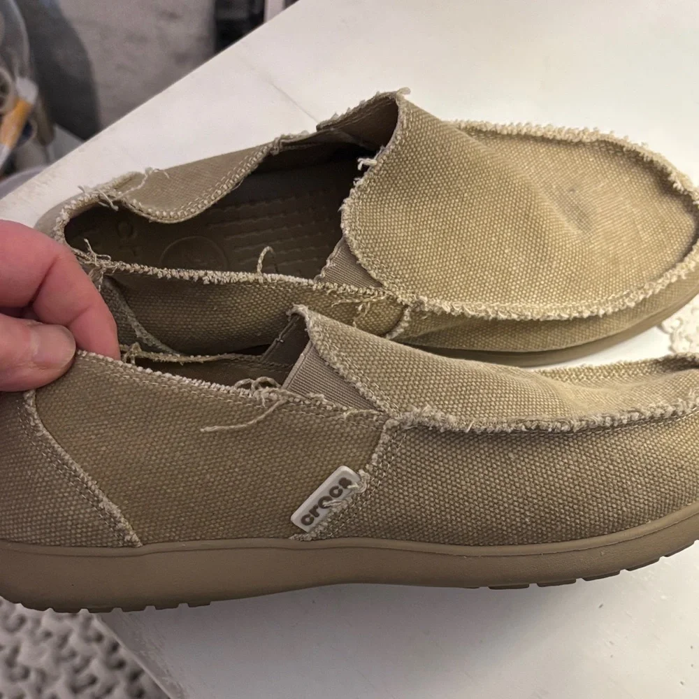 Men’s Crocs Casual Tan Slip-On Shoes